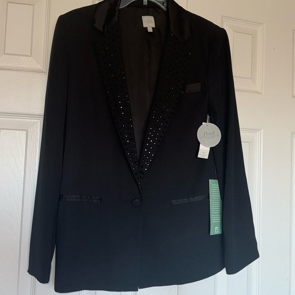 Pearl by Georgina Chapman Jackets & Blazers - BRAND NEW WOMENS BLAZER BLACK SIZE 6